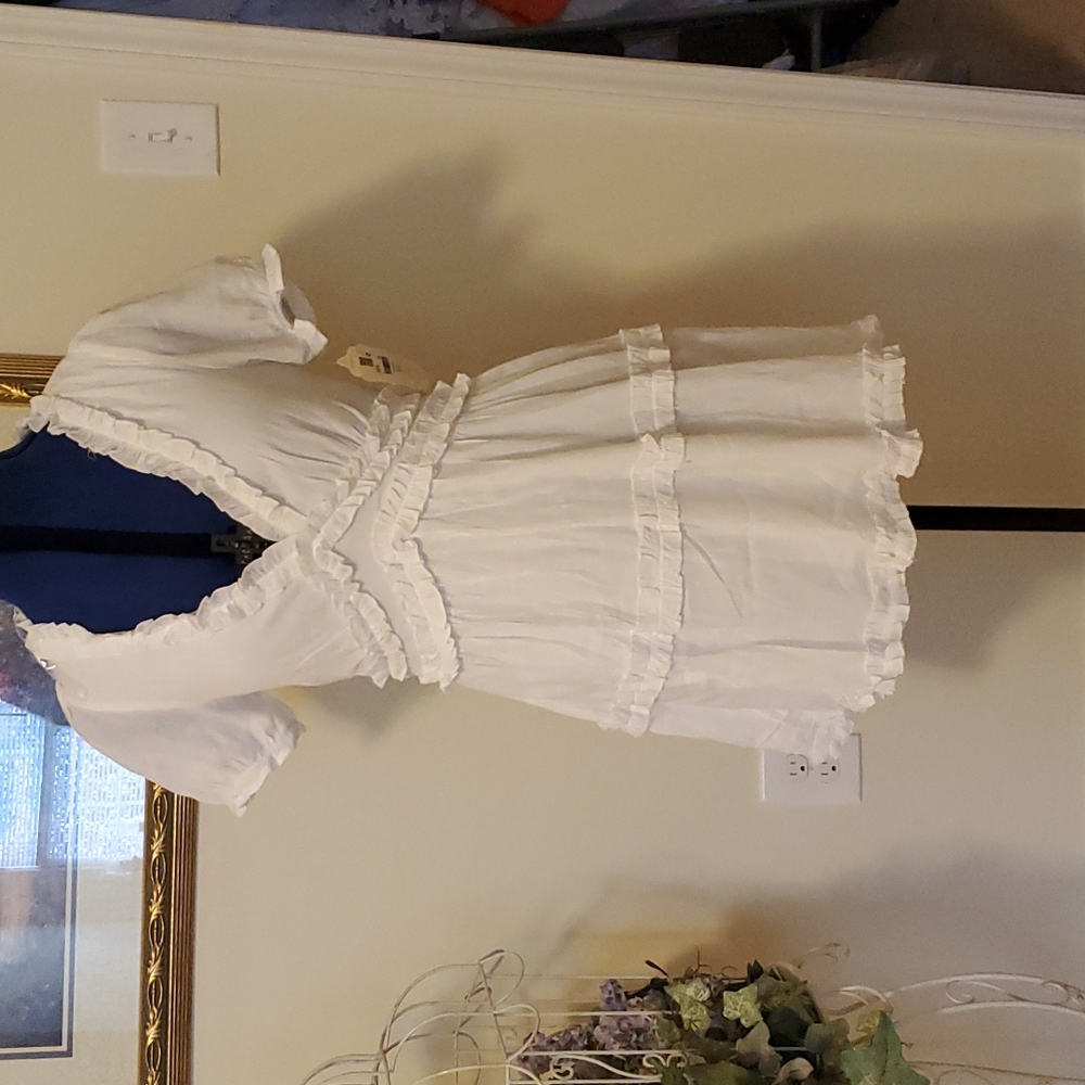 Nwt adorable white summer dress from alter'd state - Picture 5 of 9